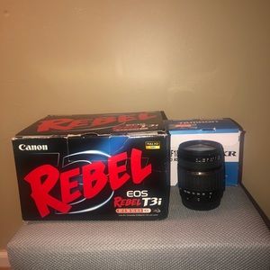 Canon Rebel T3i Camera with Lense
